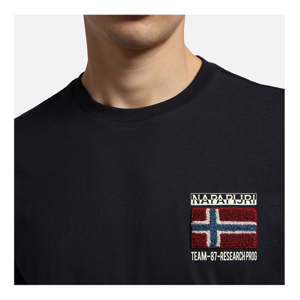 Napapijri VERRES - Tee-shirt Homme blu marine