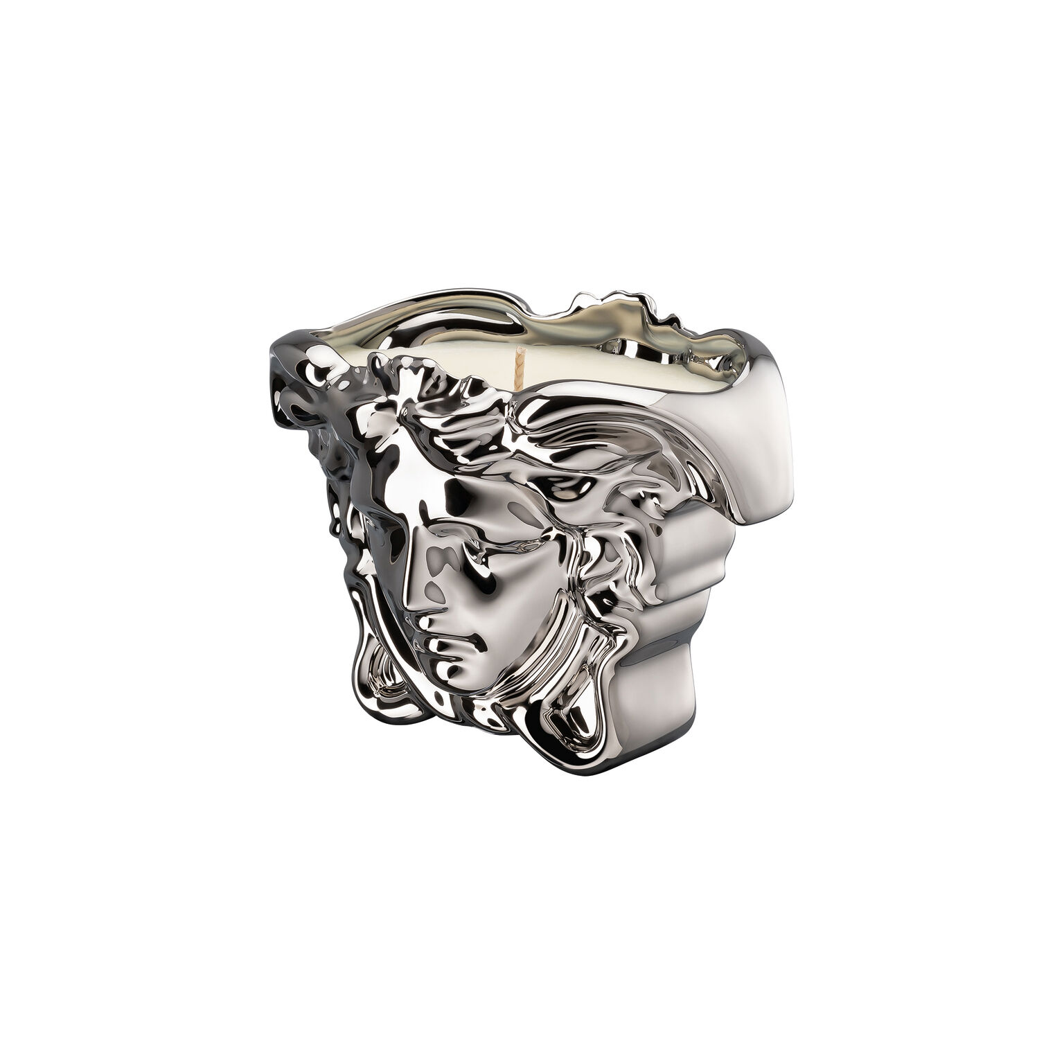 Medusa Grande Silver Tischlicht mit Duftwachs