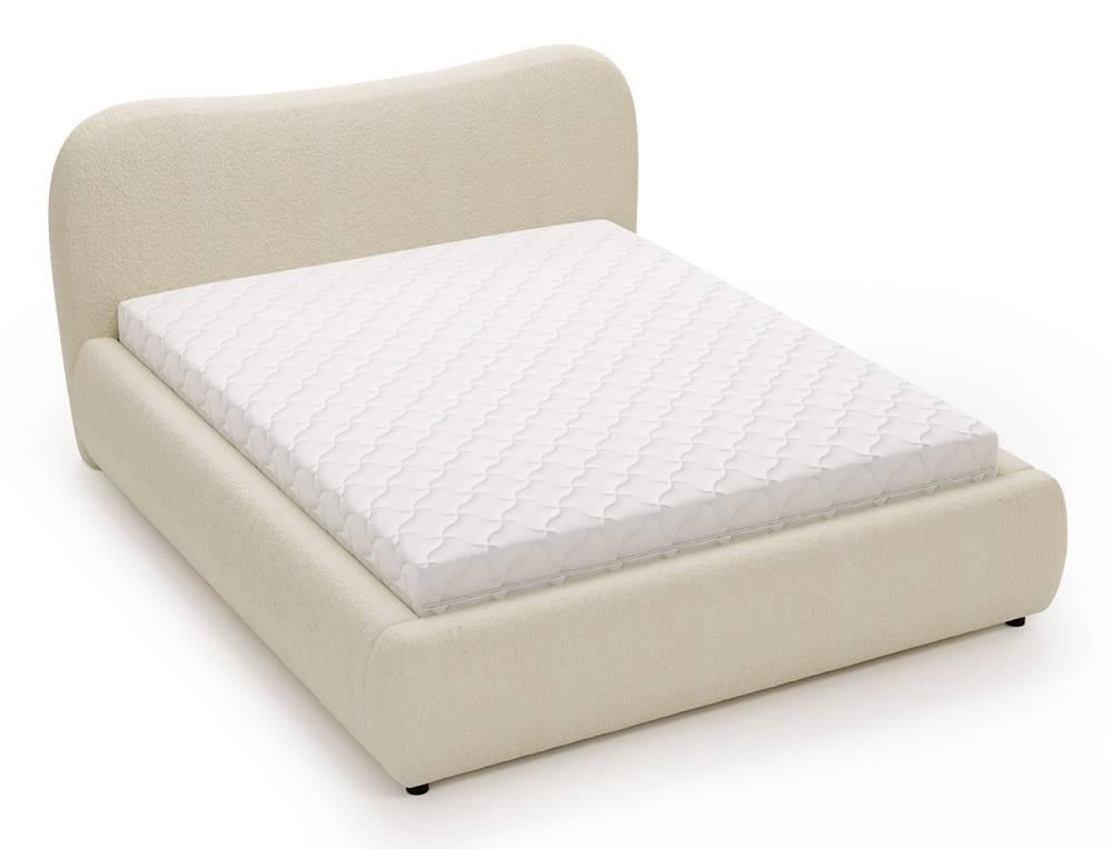 NADUVI Collection Lavelle bedframe bouclé met opbergvak 160 x 200 cm