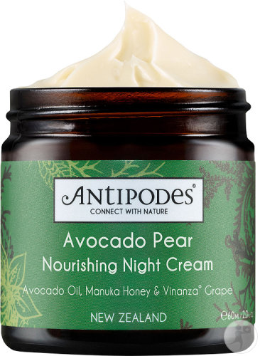 Antipodes Avocado Pear Crème De Nuit Nourrissante Peaux Sèches 60ml