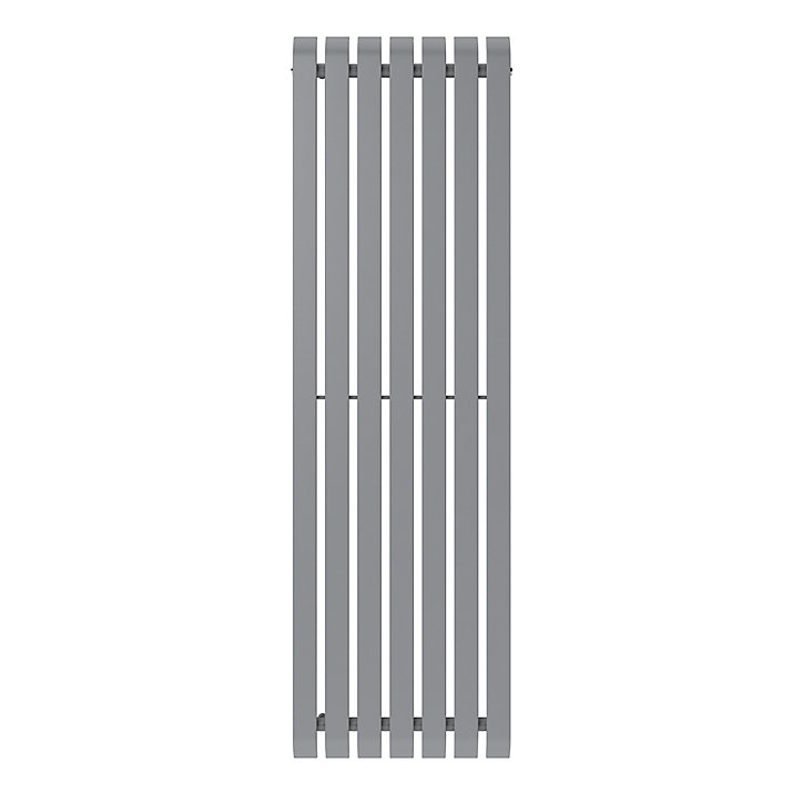 Radiateur eau chaude GoodHome Wilsona Vertical Gris 1 045 W