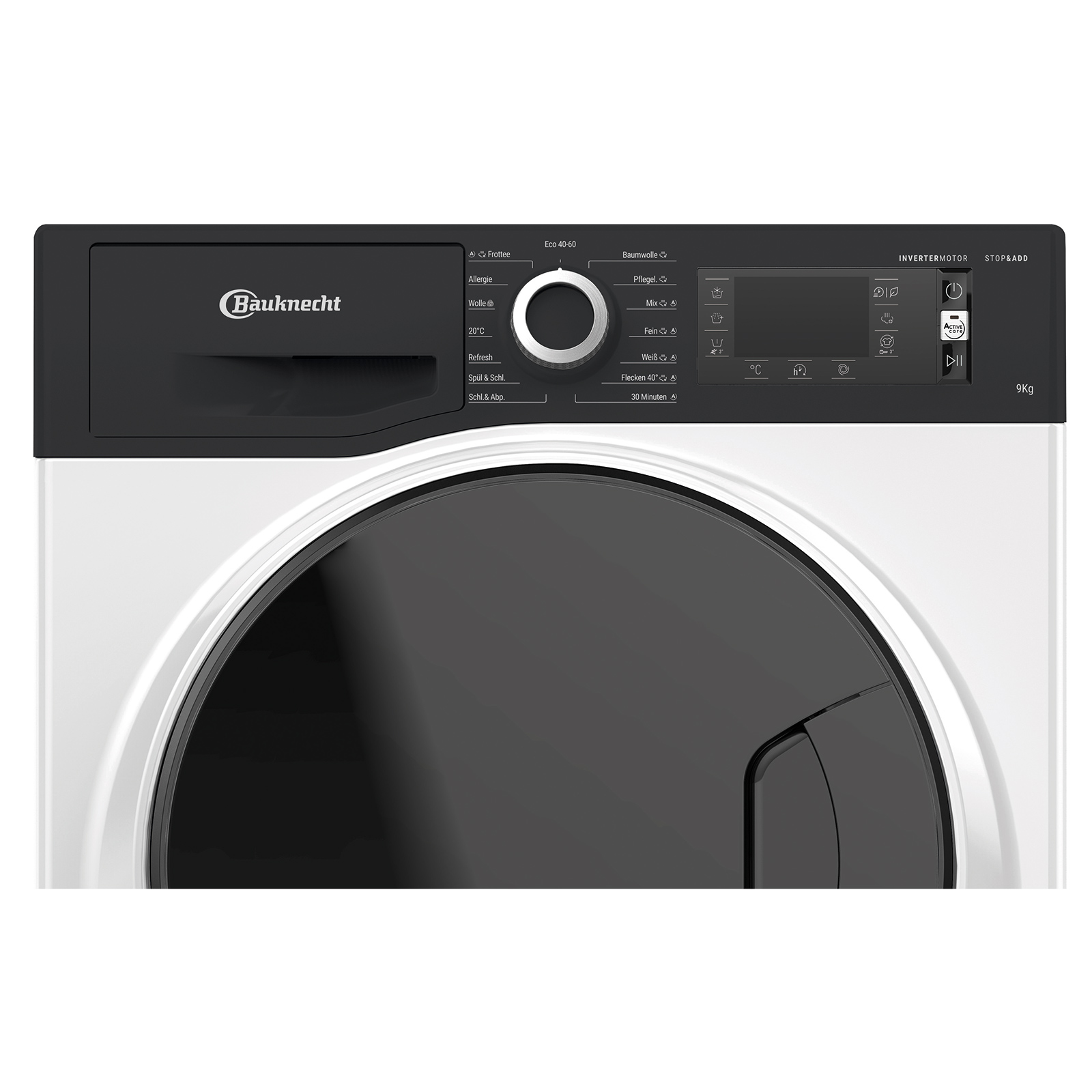 BAUKNECHT Waschmaschine STEAM PLUS 9A2JGSP - 9 kg - A