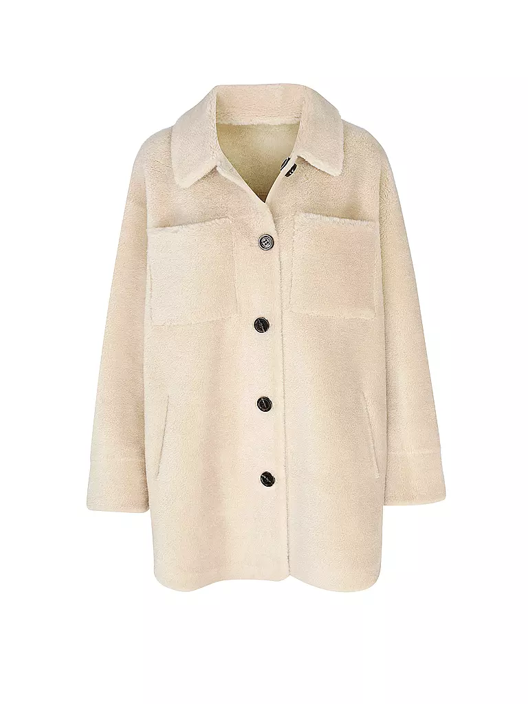 OAKWOOD Wendejacke in Felloptik LILLY  beige