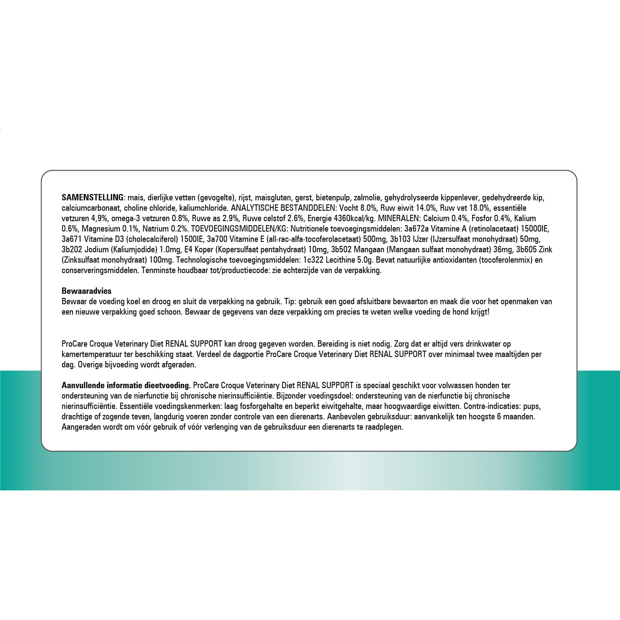 Prins ProCare Croque  Veterinary Diet - Renal Support