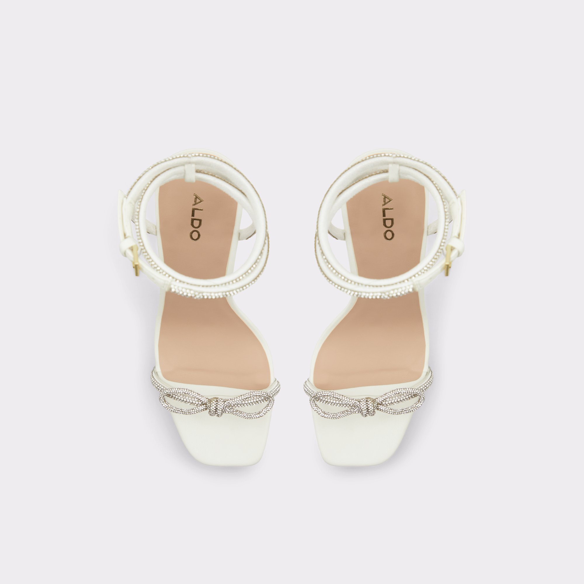Domenica White Women Strappy Sandals