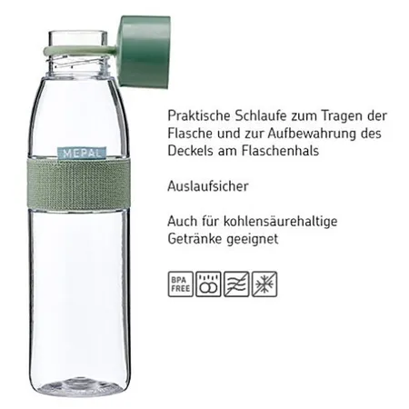 Mepal Trinkflasche Ellipse 700 ml - Vivid mauve