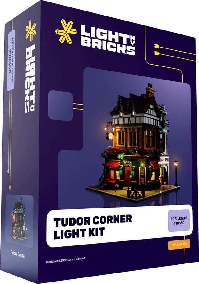 Light My Bricks™ Tudor Corner lyskit