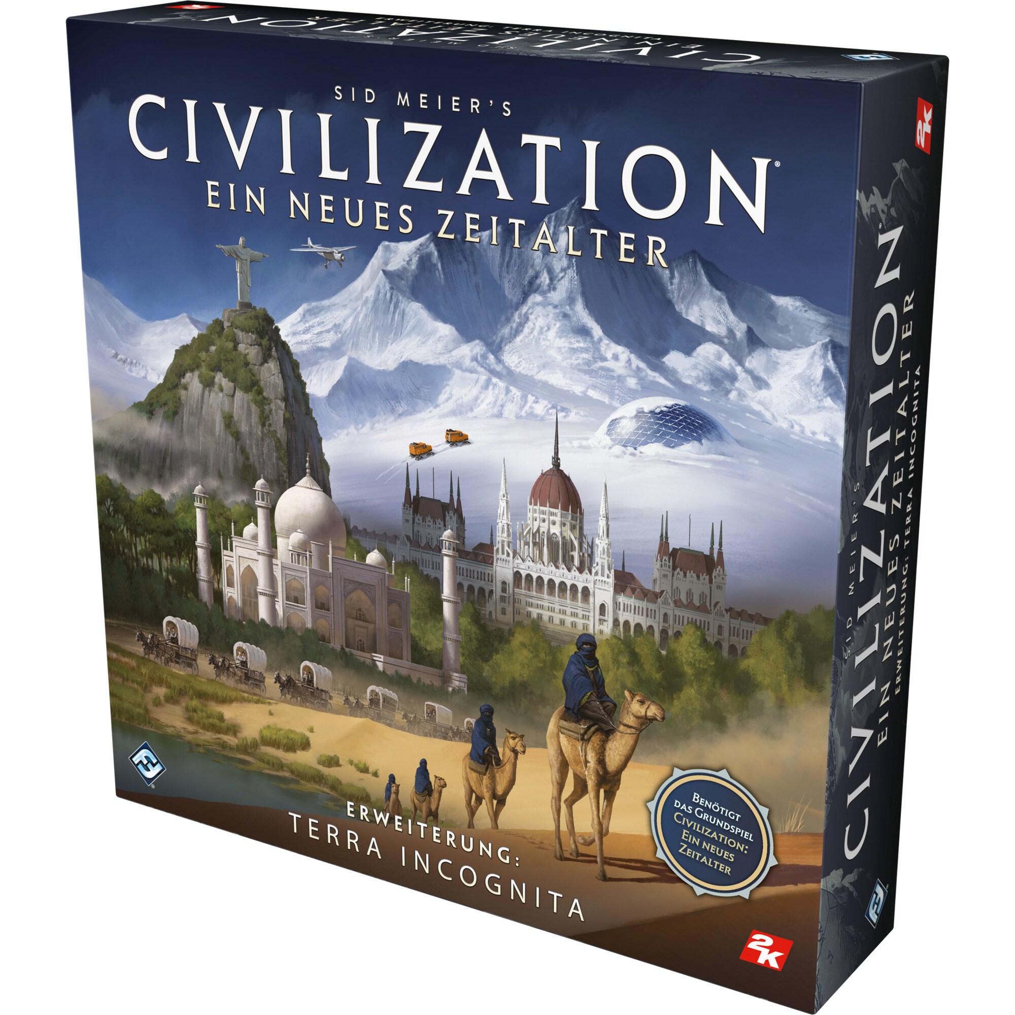 Asmodee Brettspiel Civilization: Ein neues Zeitalter - Terra Incognita
