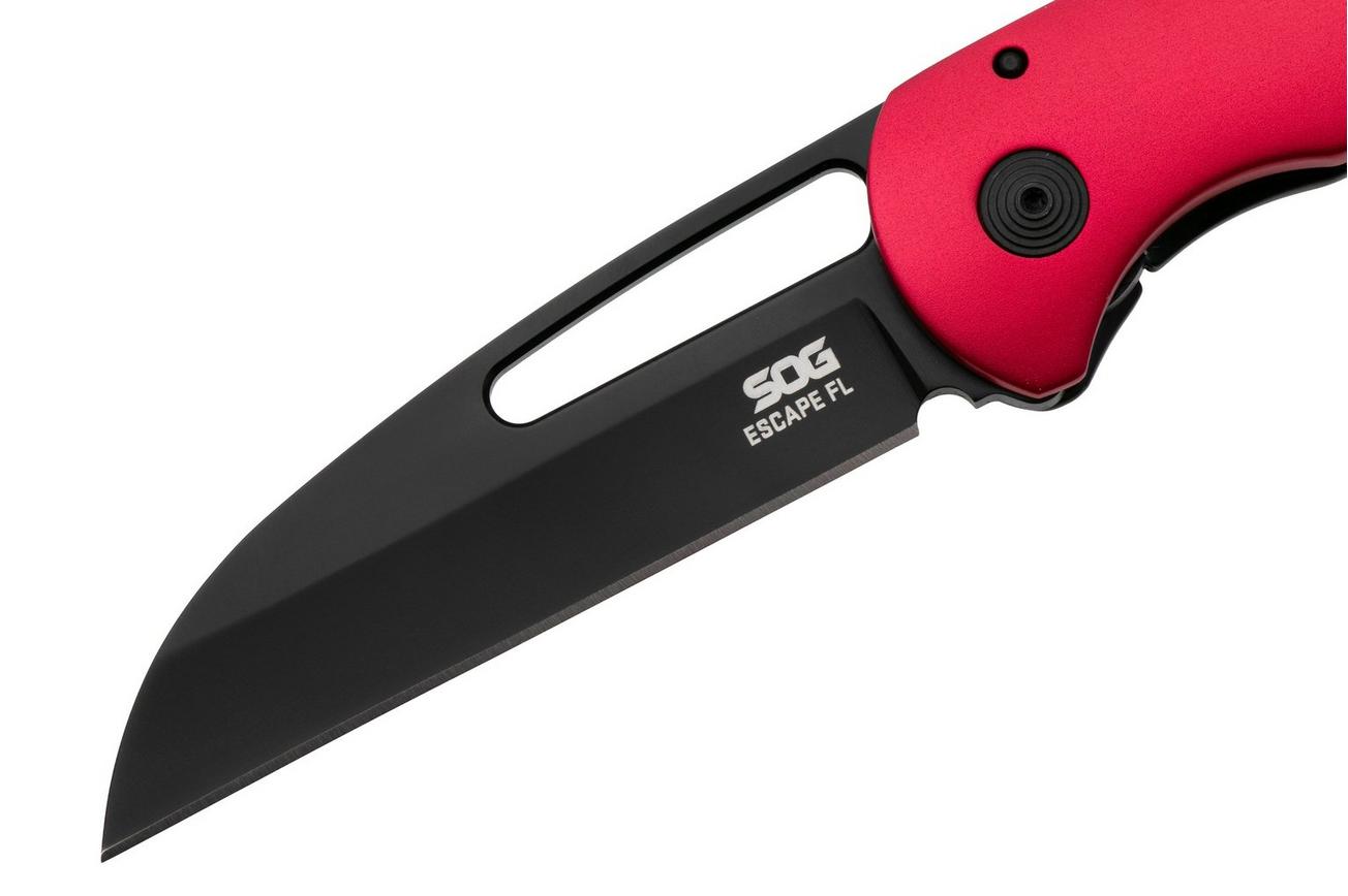 SOG Escape FL 2.0 14-52-03-57, Black TiNi 440C, Black Stainless Steel Red Aluminium, zakmes