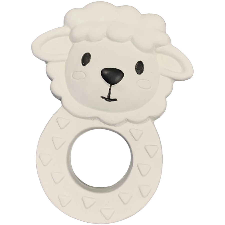 SES Creative® Beißring Sam das Schaf - 100% Naturkautschuk