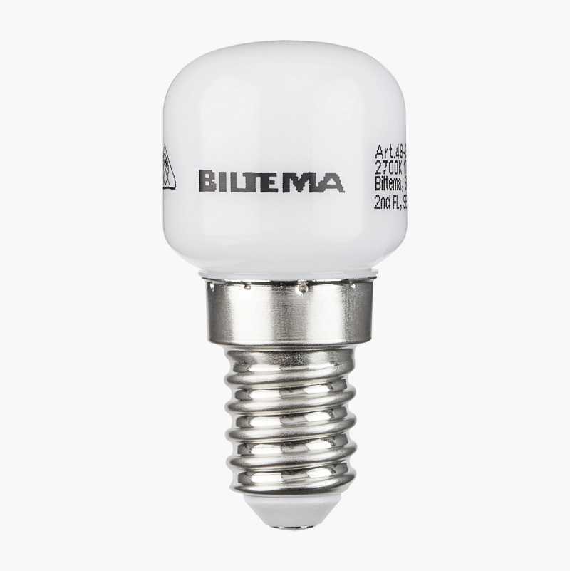 LED, kjøleskappære, E14