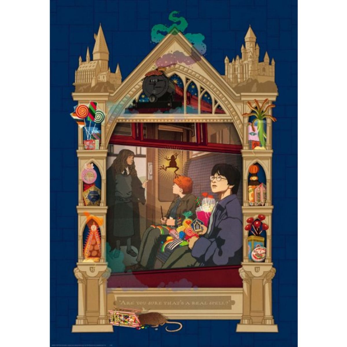 On The Way To Hogwarts 1000Pc Jigsaw (Jigsaw)