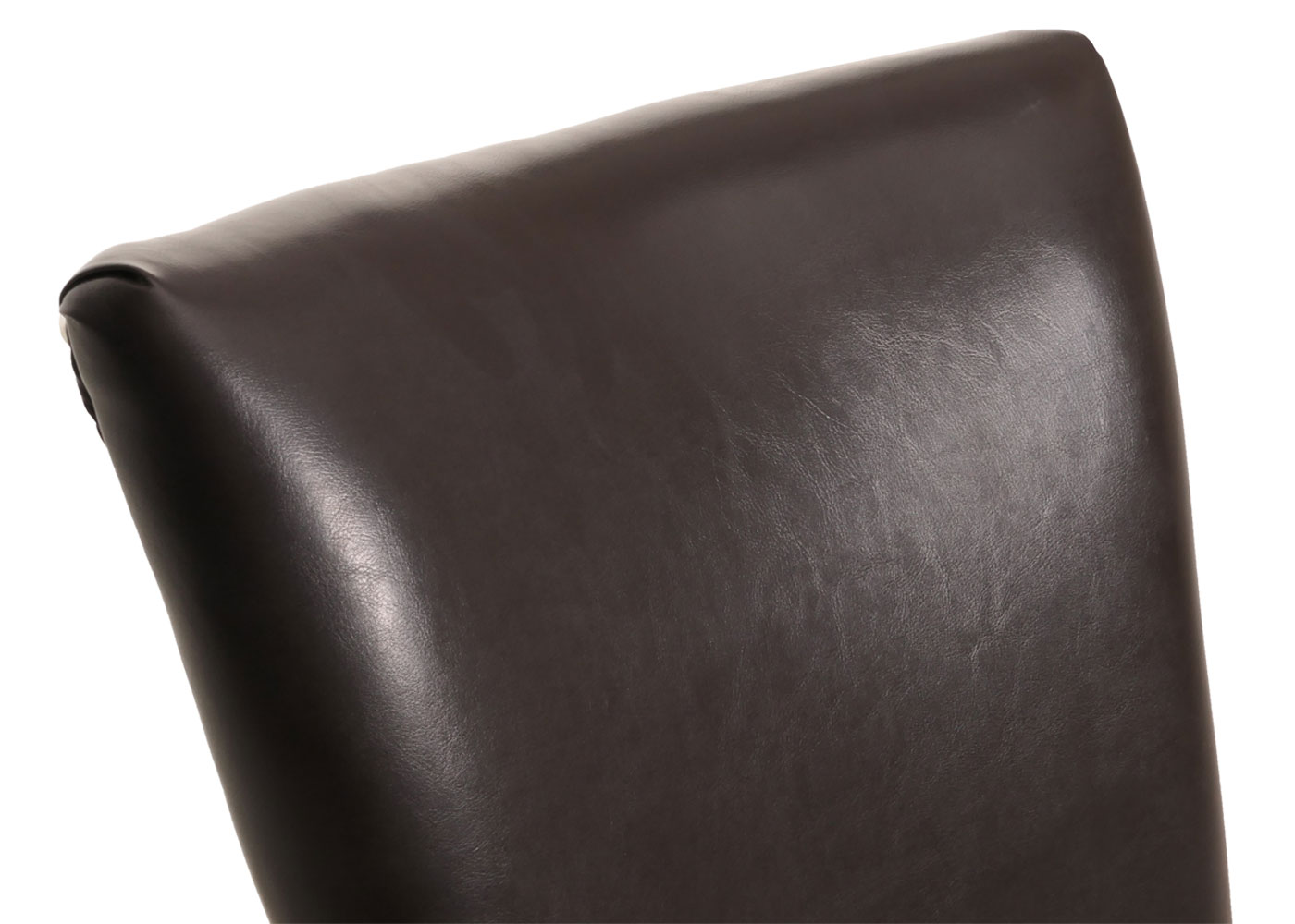 2er-Set Esszimmerstuhl Chesterfield Edinburgh, Stuhl Küchenstuhl, Nieten MVG-zertifiziert ~ Kunstleder, braun, dunkle Beine