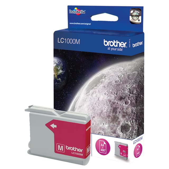 Brother blækpatron LC1000M Magenta