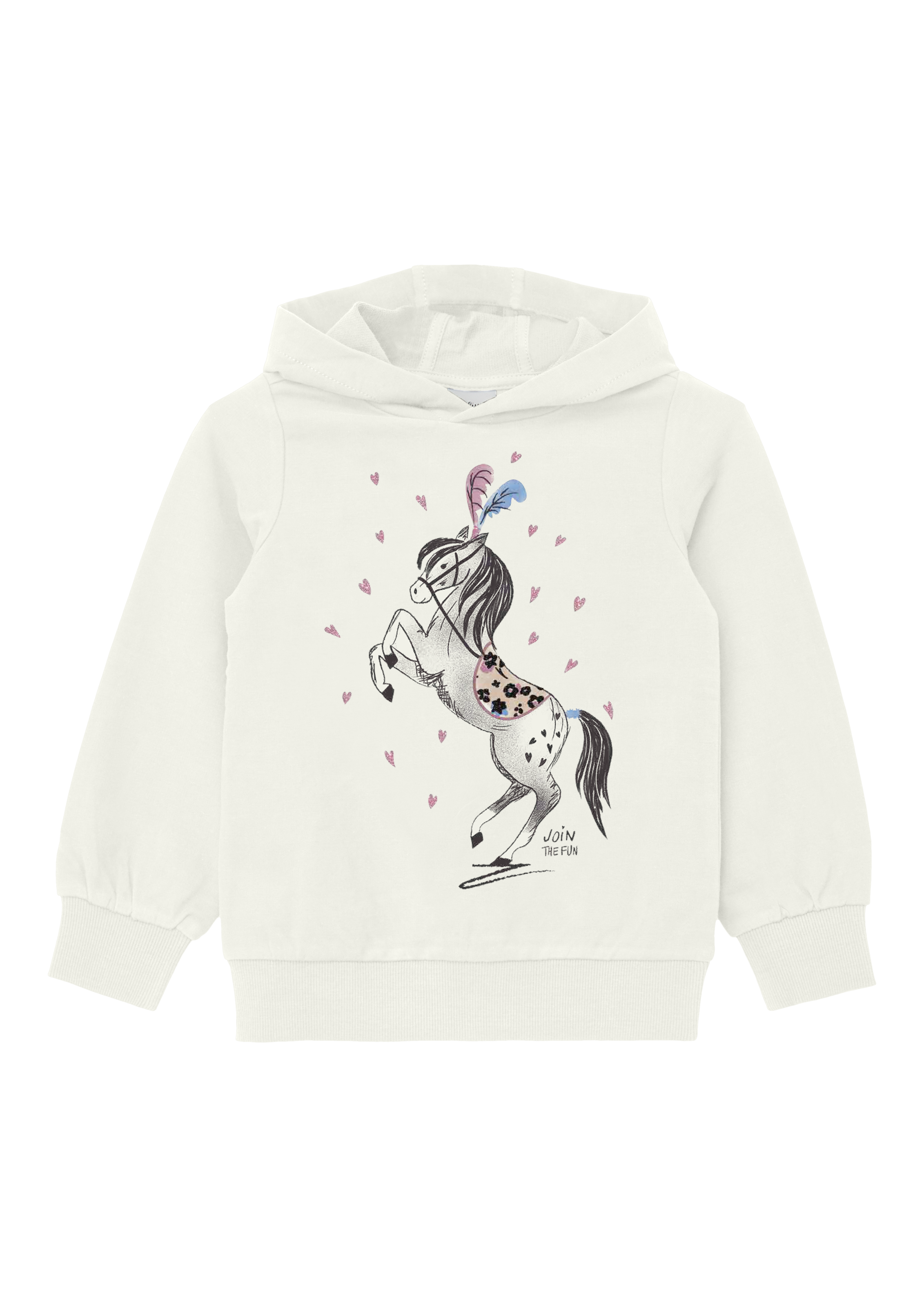 s.Oliver Junior Kapuzensweatshirt , mit kuschliger Innenseite