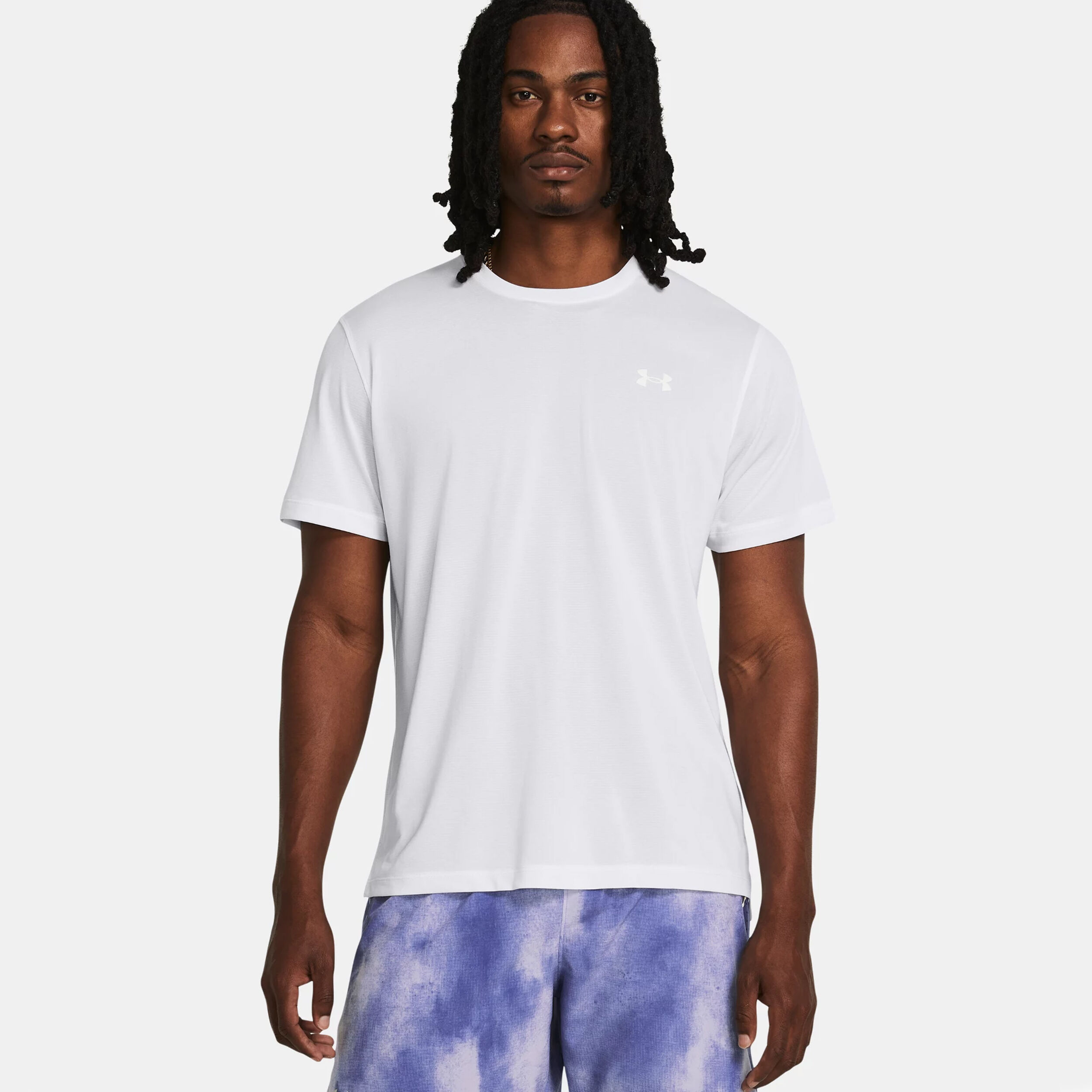 Under Armour Streaker Maillot De Course Hommes - Blanc