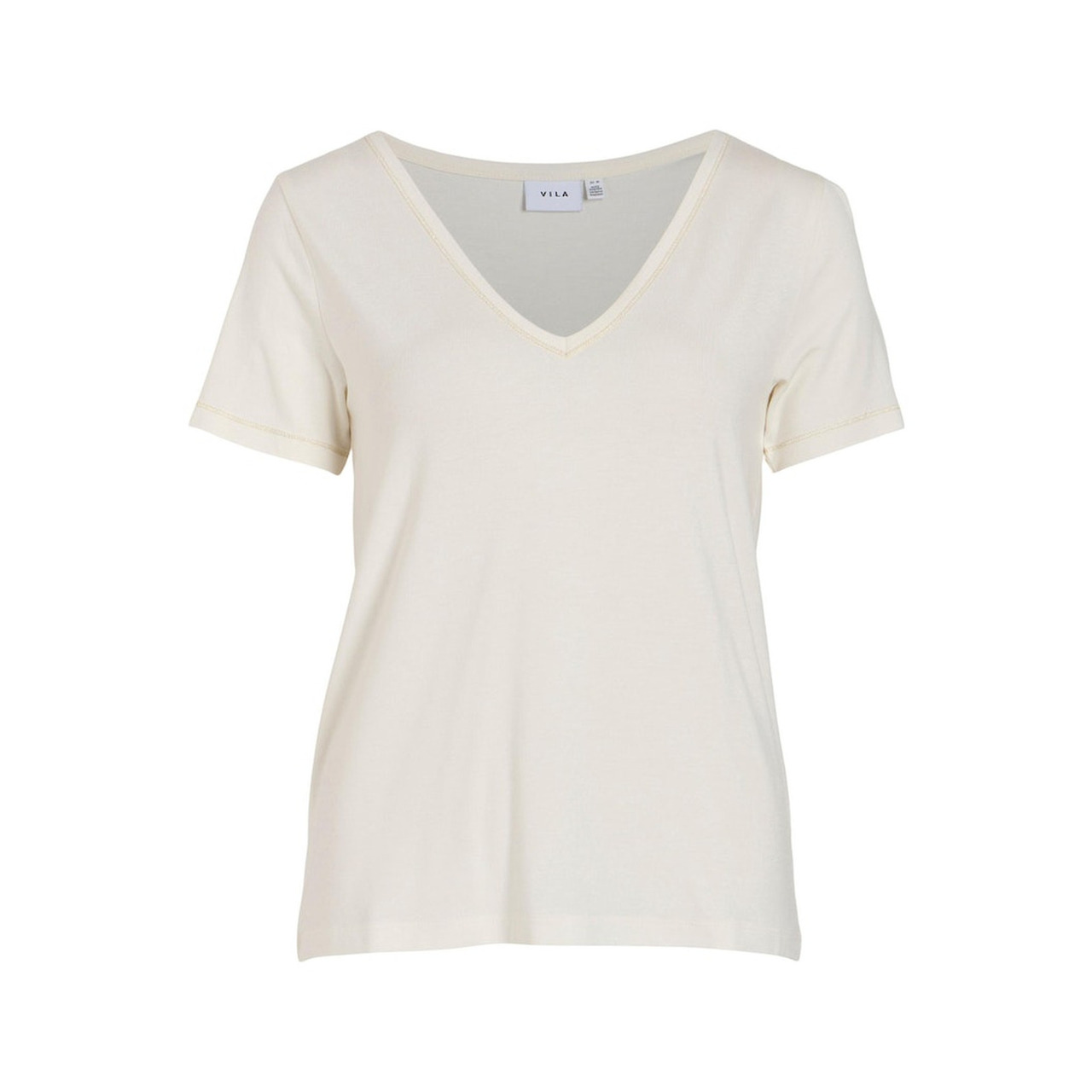 Vila VIMASE V-NECK S/S GLITTER TOP