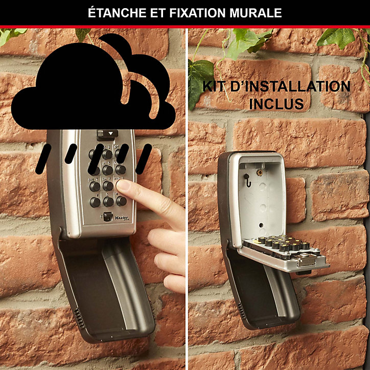 Coffre à clés mural Masterlock 5412EURD