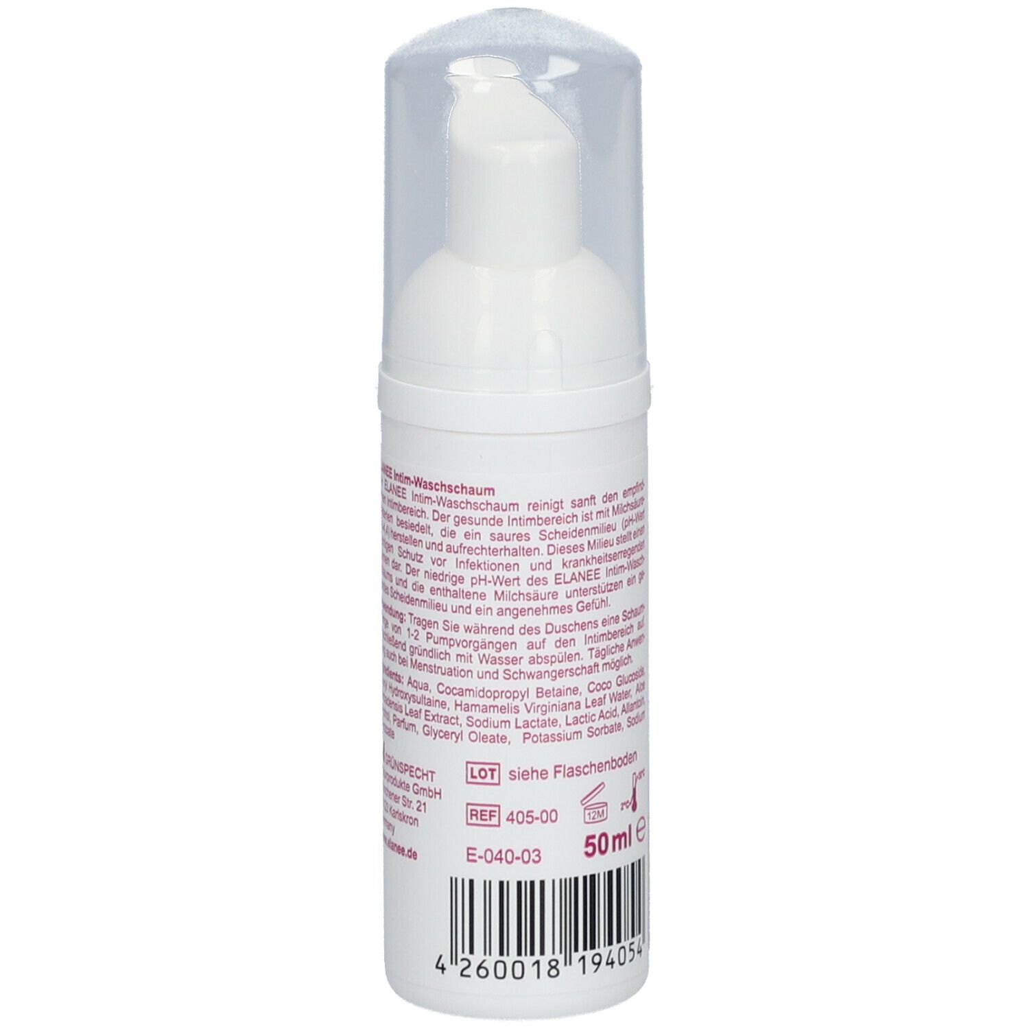 ELANEE® 3,8 pH Intimwaschschaum