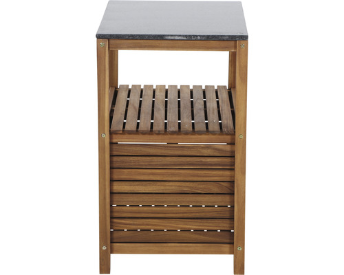 Buitenkeuken Siena Garden 75 x 52 x 87 cm Hout Steen hout antraciet