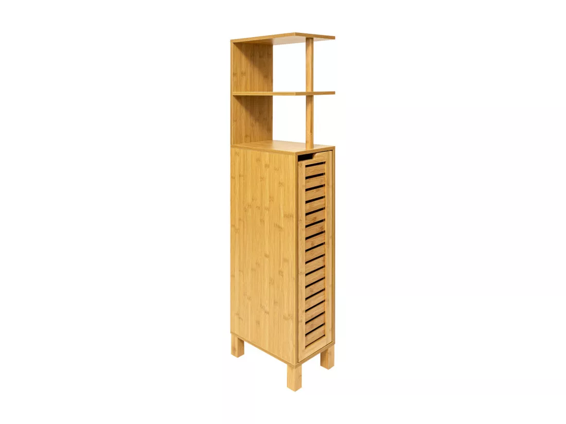 Meuble de rangement Colonne en Bambou H 120 cm