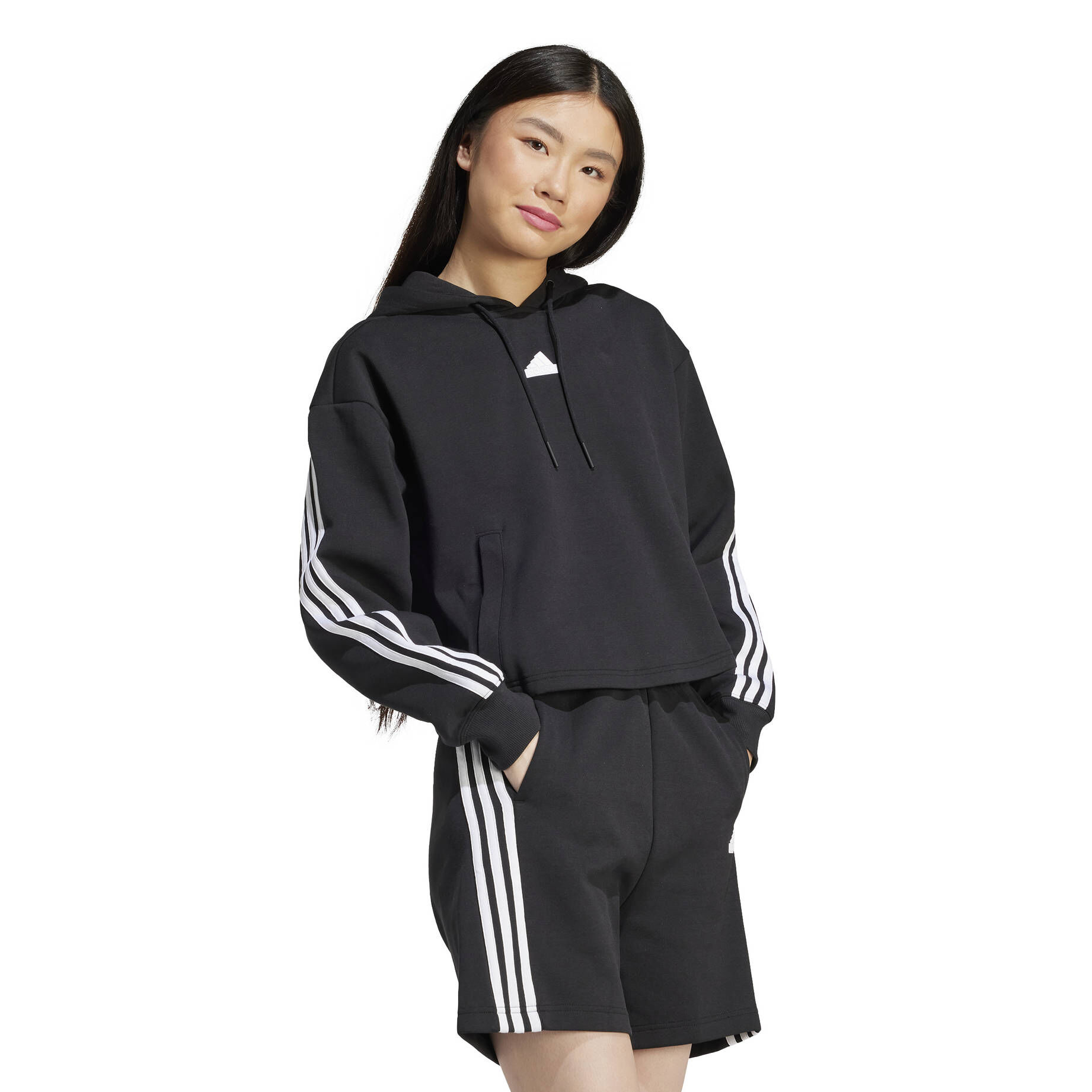 adidas Sportswear| Damen Hoodie FUTURE ICONS THREE STRIPES