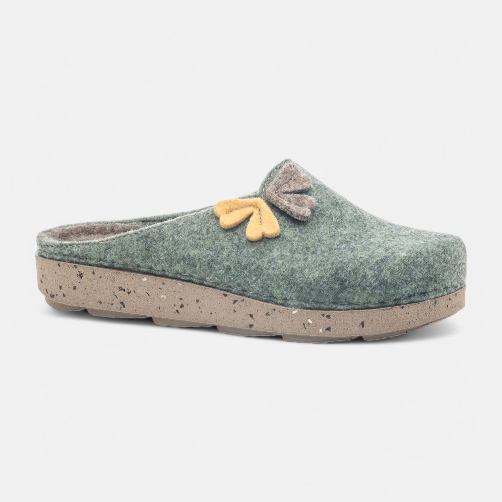 Pantoufles mules Femme vert
