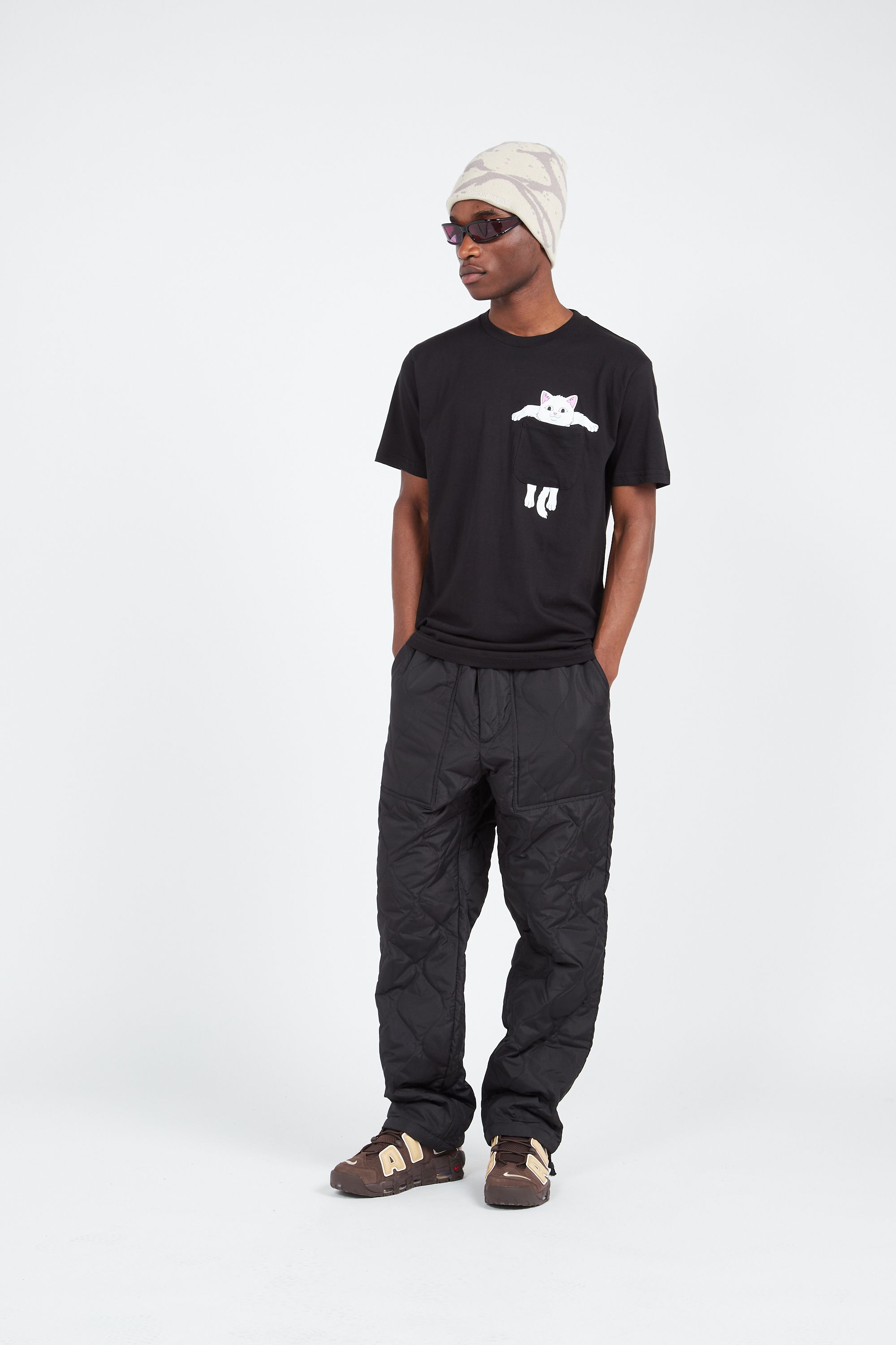RIPNDIP T-shirt Broke The Pocket Pocket Tee Noir