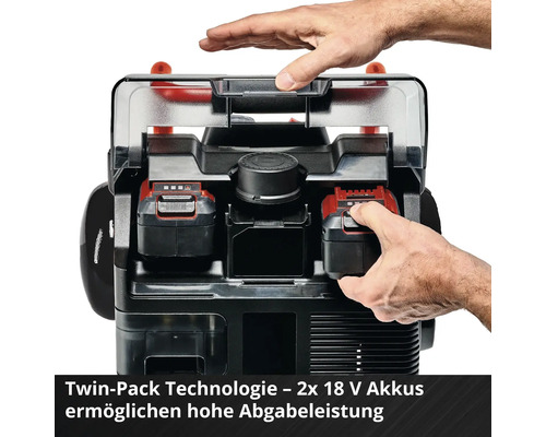 Einhell TE-AC 36/150 Li OF accucompressor. Accu en lader niet inbegrepen.