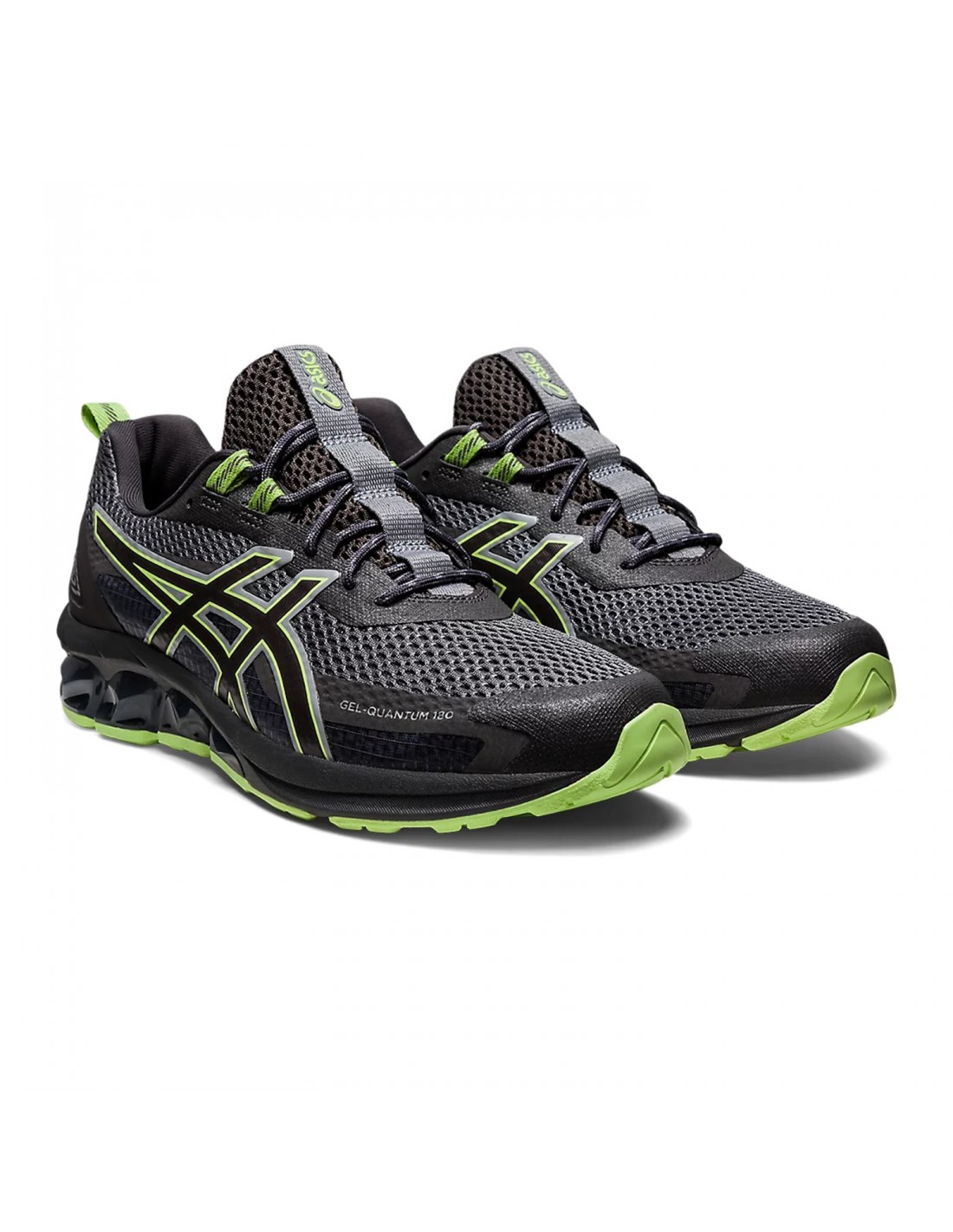 asics sneakers running homme gel-quantum 180 VII noir/vert