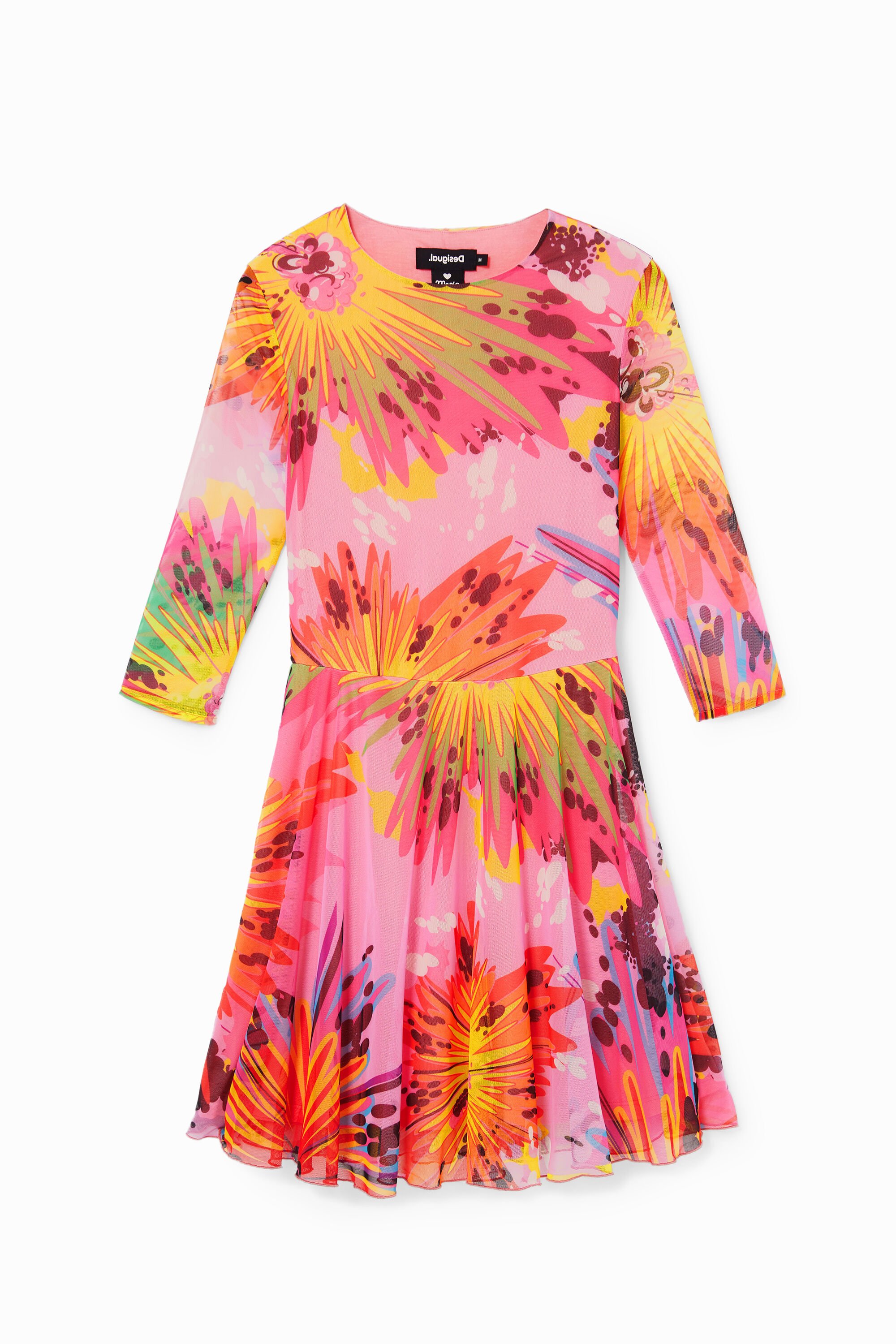 Robe courte manches 3/4