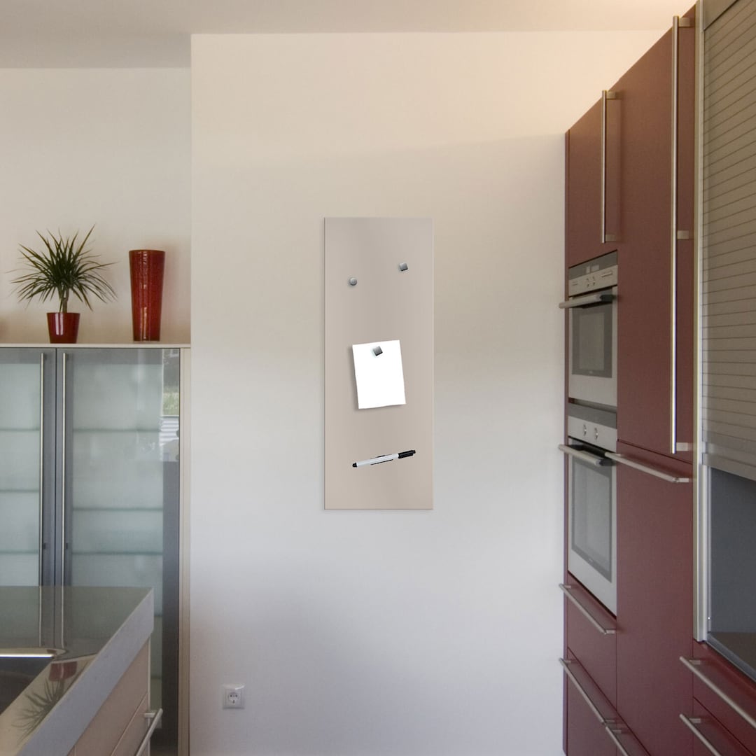 PRO ART Memoboard 80 x 30 cm Metall beige