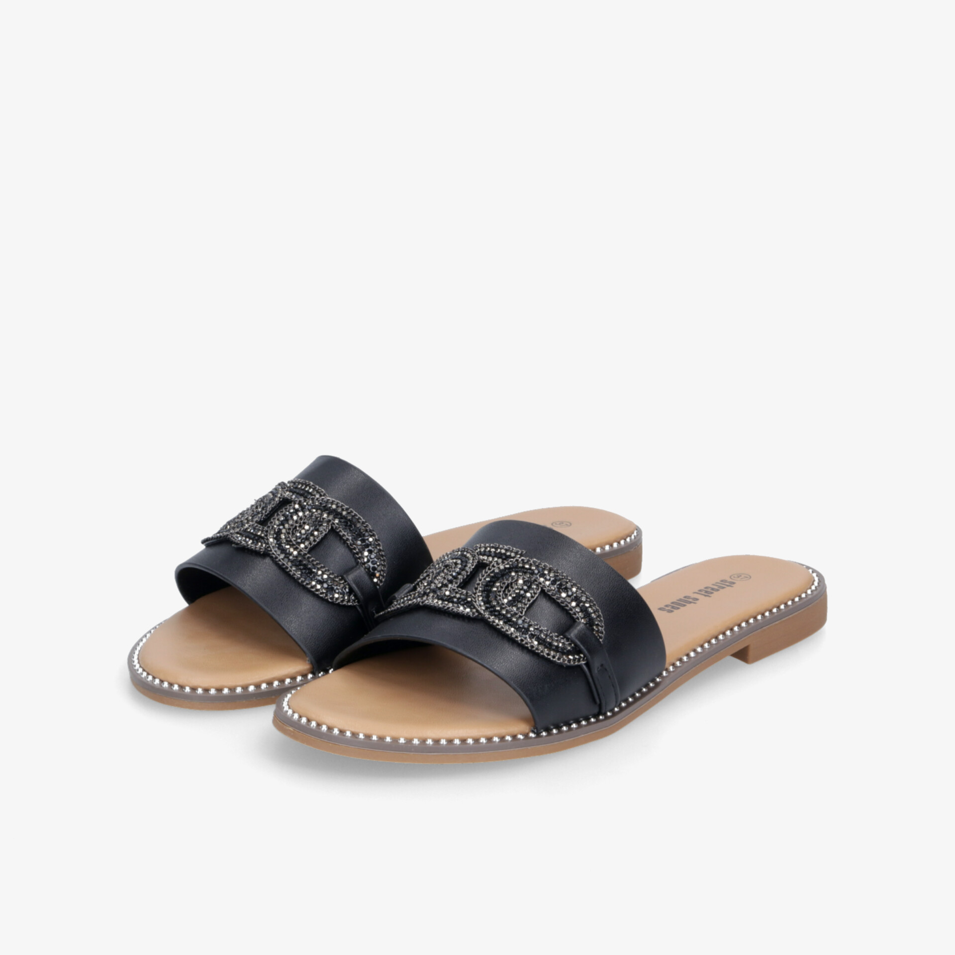 street shoes Damen Pantoletten schwarz