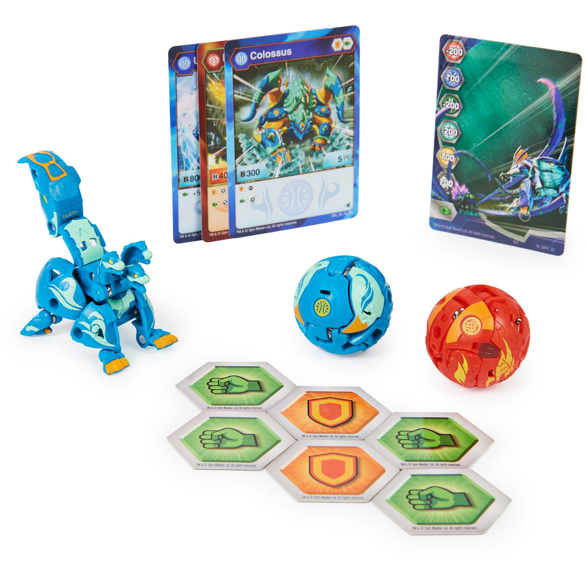 Spin Master Geschicklichkeitsspiel Bakugan Evolutions Starter-Pack mit 3 Bakugan