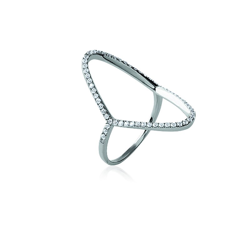 Bague Femme - Argent 925 - Oxyde de zirconium