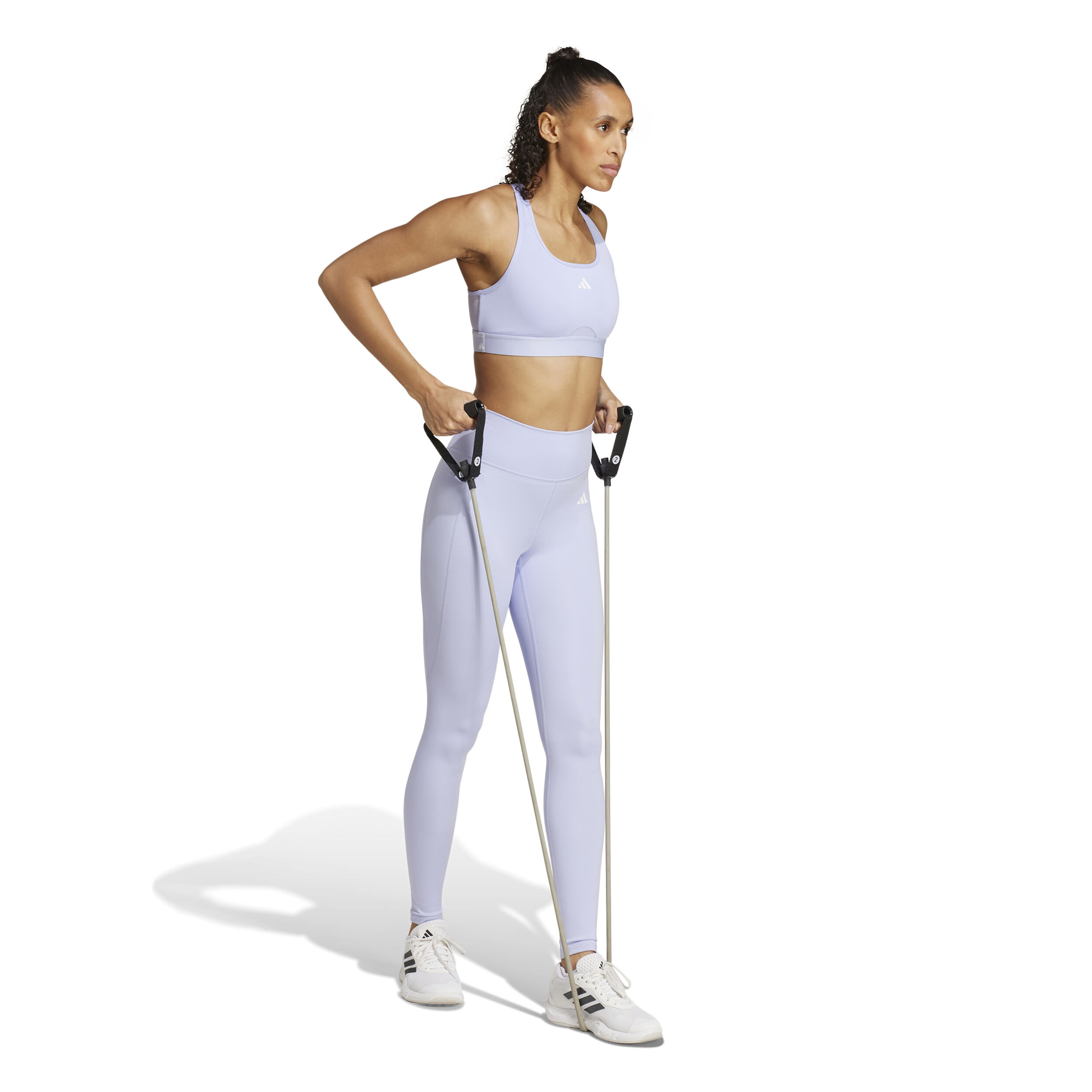adidas OPT Essentials Stash Pocket Full-Lenghts Collant Tight Femmes - Lilas