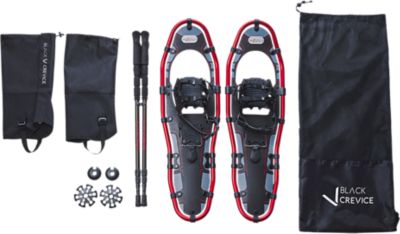 Black CreviceSchneeschuh Set - schwarz