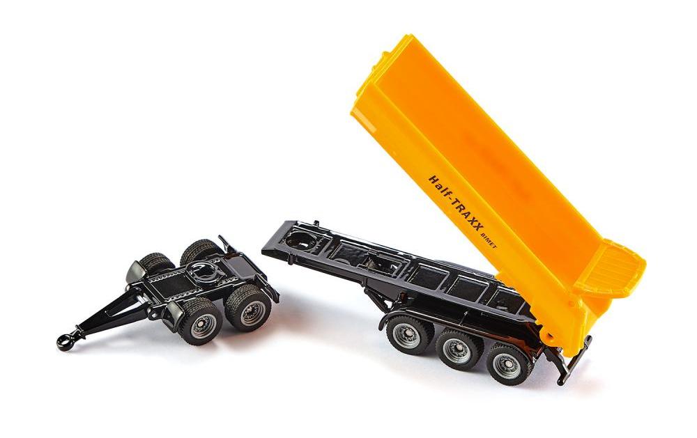 Traktor JCB 8250 Fastrac mit Dolly und Kippmulde 1:87H0 JCB Fastrac mit Anhänger
