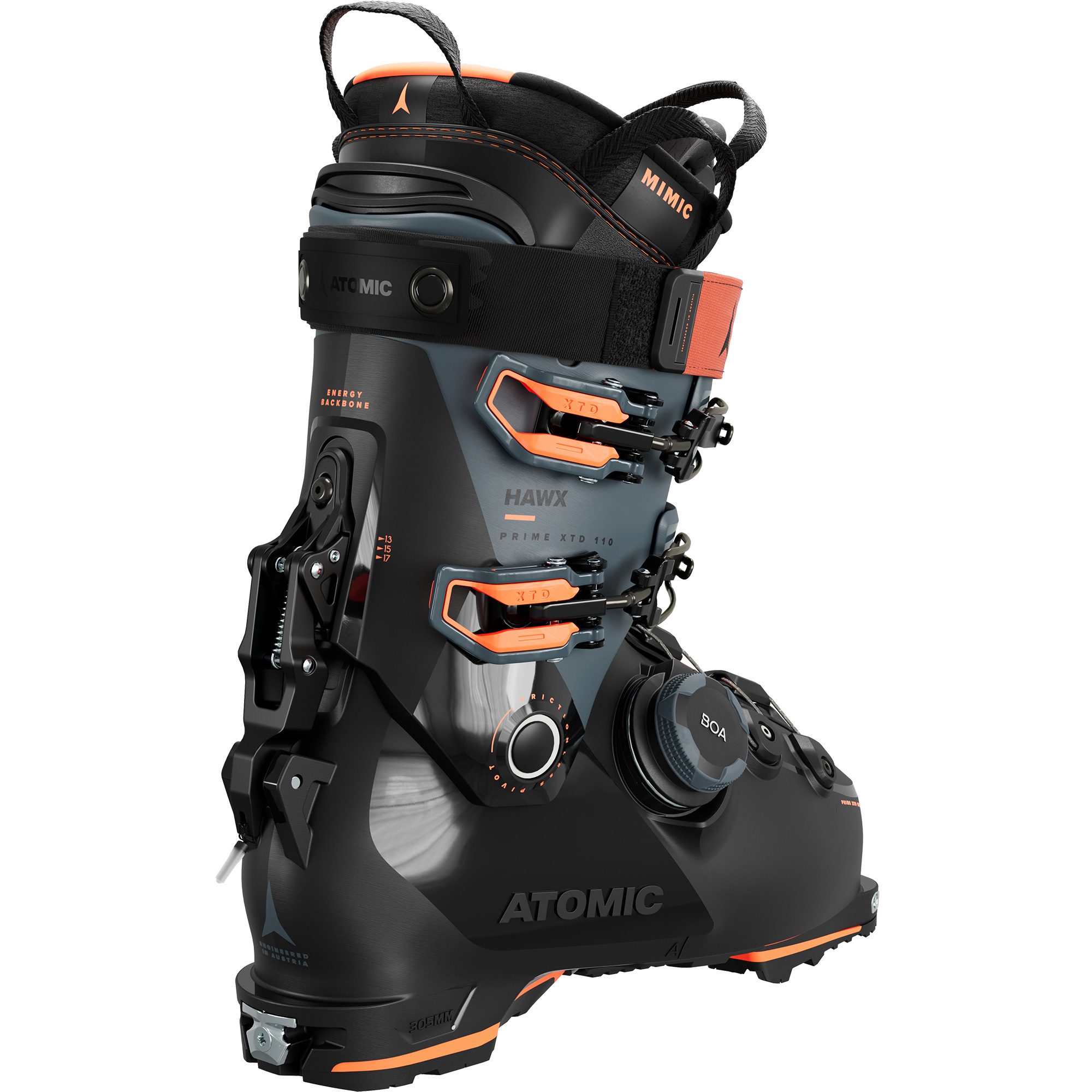 Atomic Hawx Prime XTD 110 BOA® GripWalk Freetouring Skischuhe Herren black storm