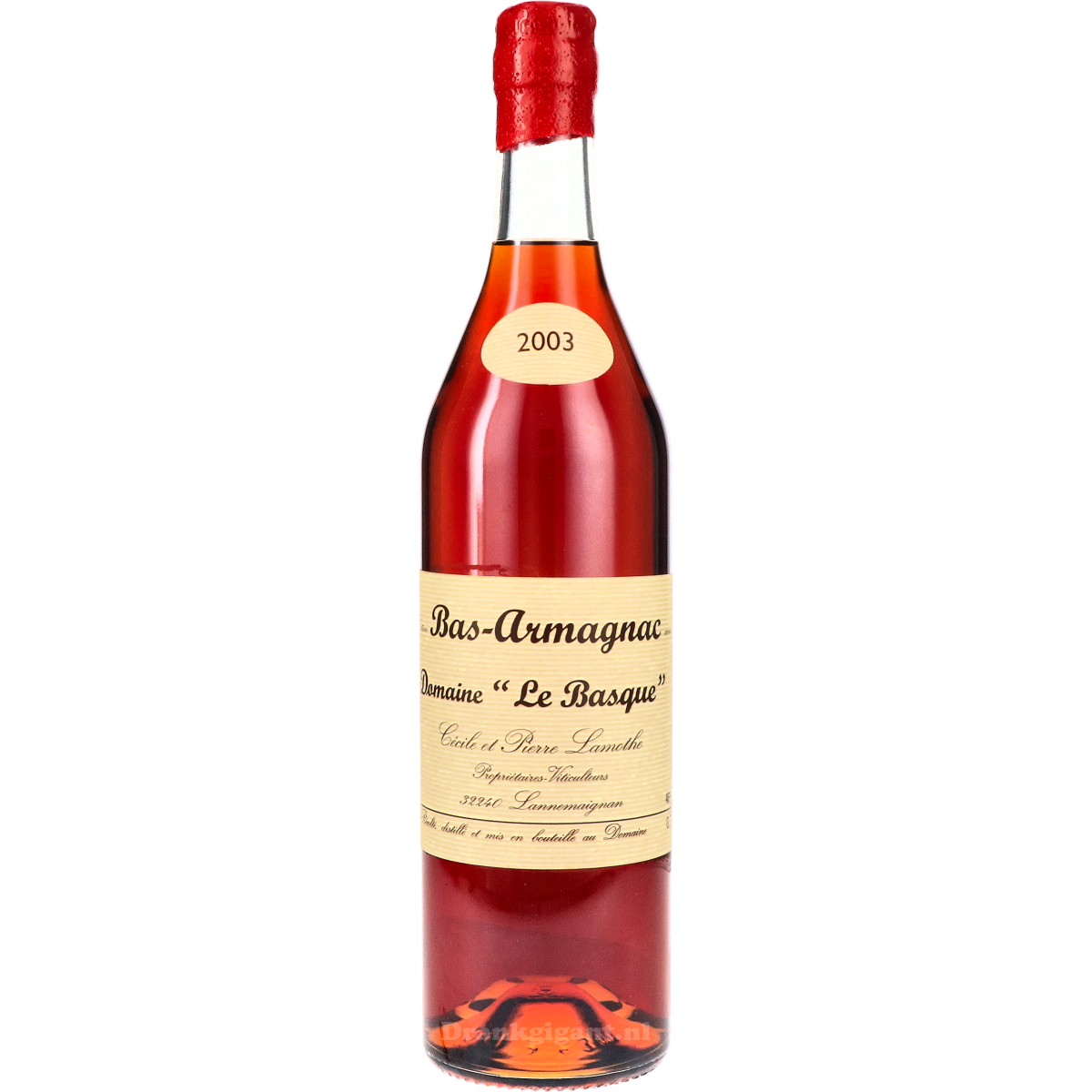 Domaine Le Basque Bas-Armagnac 2003 70 cl
