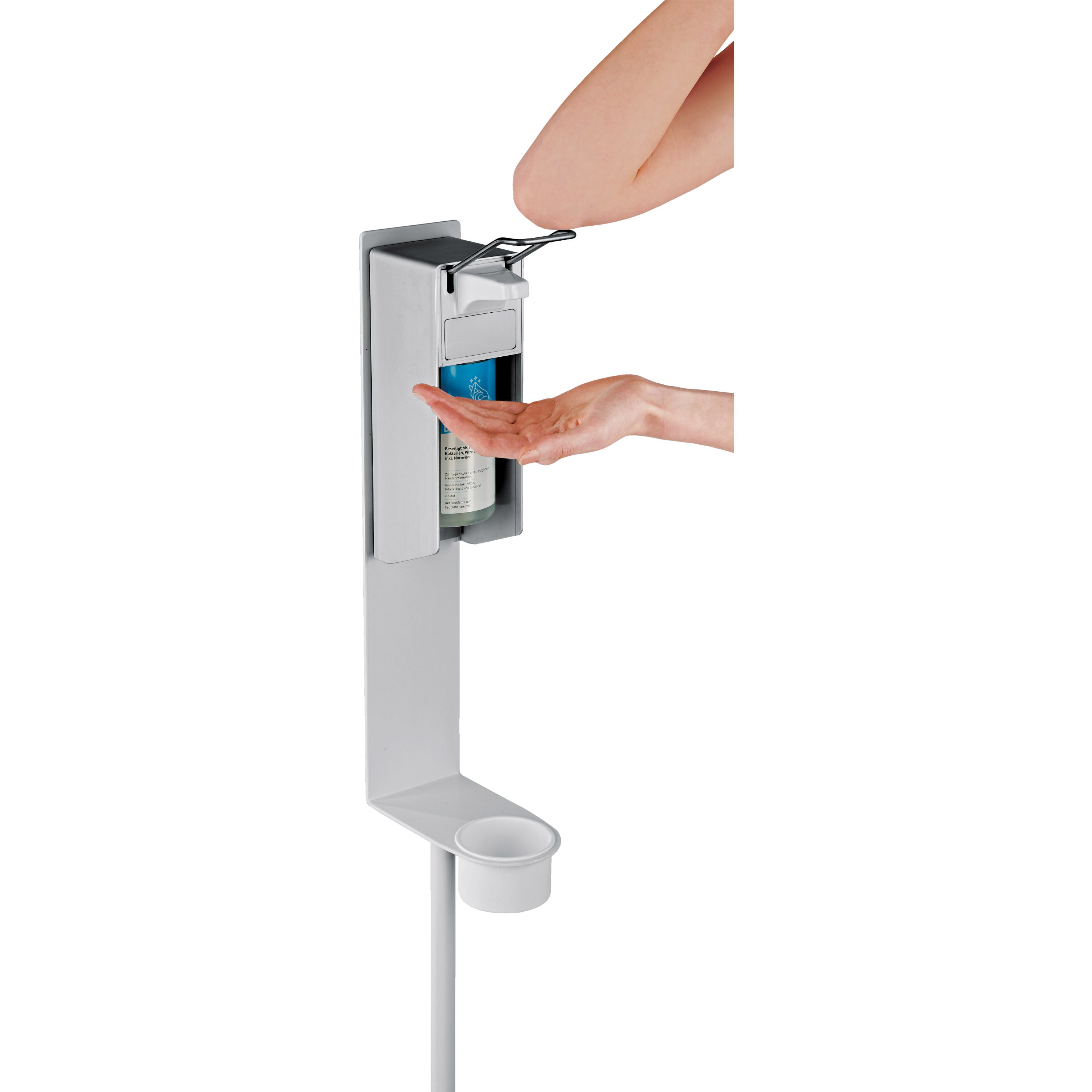 Konig & Meyer 80320 desinfectiemiddel statief voor eurodispenser (pure white)