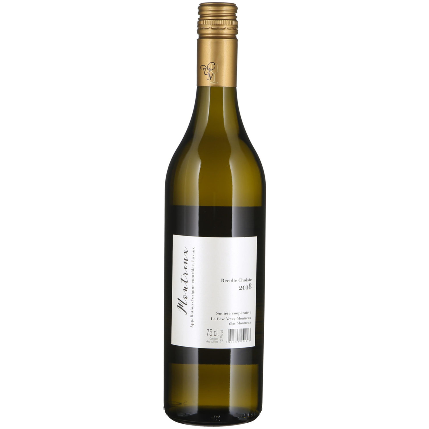 Lavaux AOC blanc Récolte Choisie La Cave Vevey-Montreux -70cl