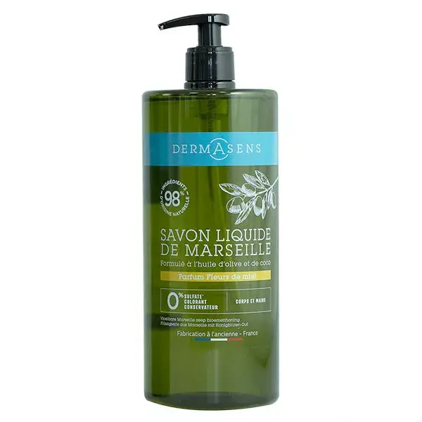 Sabonete Líquido Orgânico de Marselha Dermasens com Flores de Mel 1L