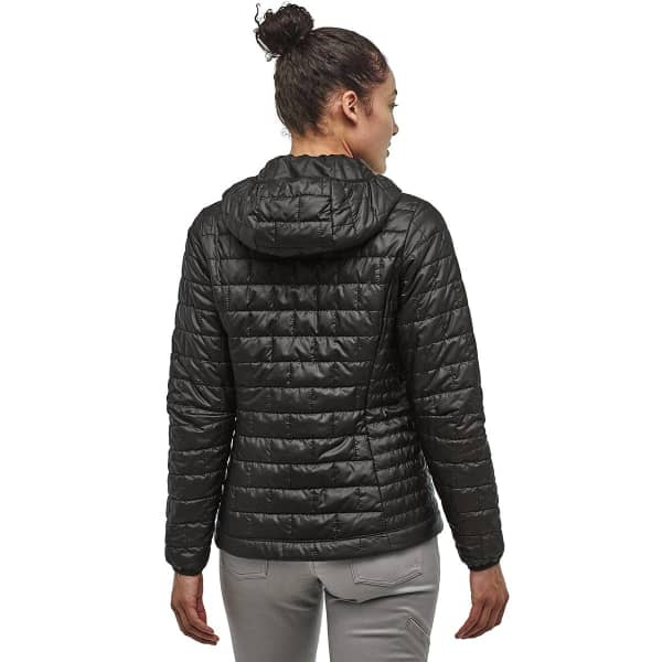 Doudoune randonnée PATAGONIA W'S NANO PUFF HOODY BLACK