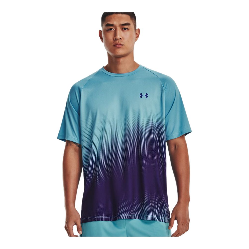 Under Armour UA TECH FADE - Maillot Homme glacier blue/sonar blue/sonar blue