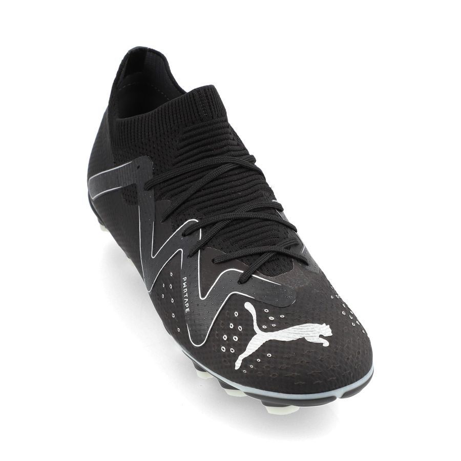 PUMA Future Pro FG/AG Eclipse - Noir/Argenté Enfant
