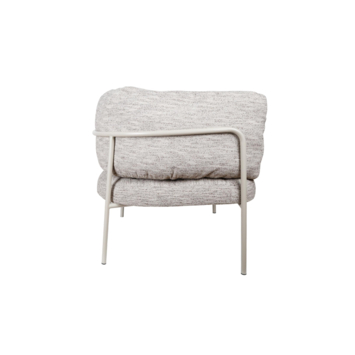 KARWEI fauteuil Noor beige stof met armleuning
