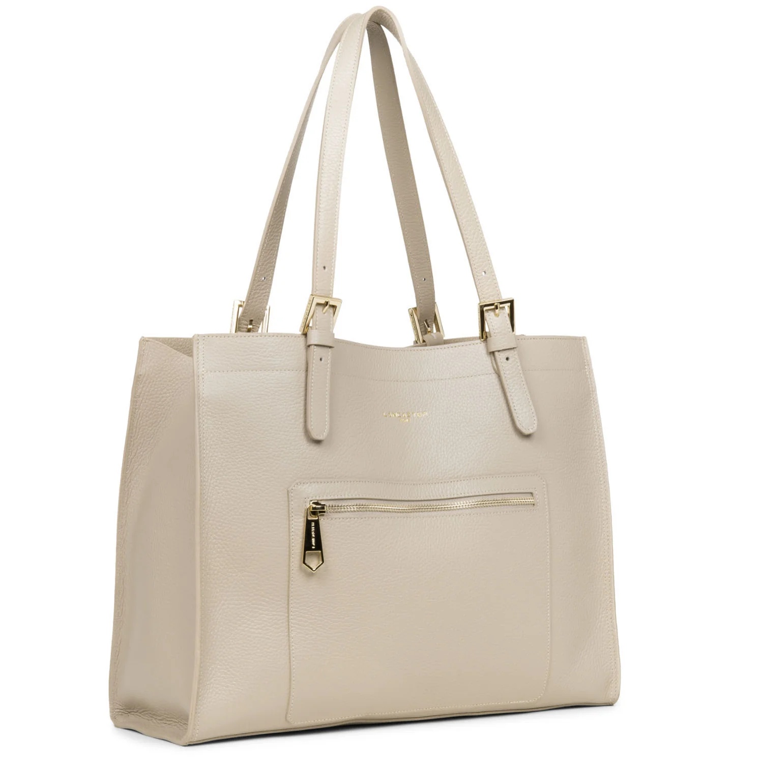 Foulonné Double-Grand sac cabas épaule