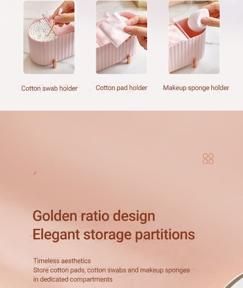 Honeyfluff - Plastic make-up opbergdoos