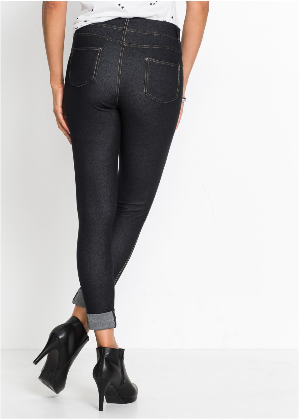 Legging aspect jean